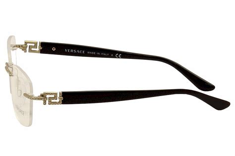 versace rimless glasses men's.